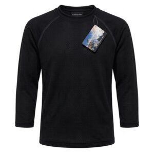 Camiseta negra. Interior térmica niños. Garmont