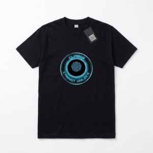 Remera unisex. Adultos. CANNOT UNLOCK. CXN